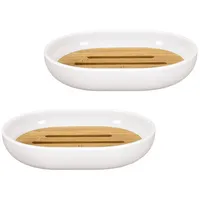 KLEINE WOLKE Badaccessoire-Set Seifenschale Weiß