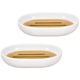 KLEINE WOLKE Badaccessoire-Set Seifenschale Weiß