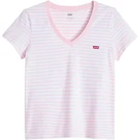 Levi's Damen, The Perfect VNECK", T-Shirt, raita stripe POTPOUR,