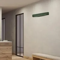 Hell LED-Wandleuchte Box Alu, Eisen, Stahl & Metall Tannengrün