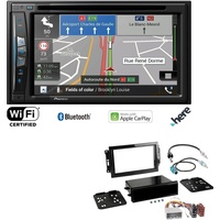 Pioneer Autoradio Navi WiFi Apple CarPlay für Jeep Commander, Compass 2006-2010