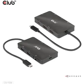 Club 3D 7in1 Portable Dock, USB-C 3.1 [Stecker] (CSV-1598)