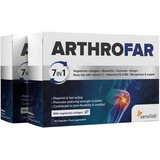 Arthrose | Kollagen, Vitamin C, Vitamin D3, Vitamin B6, Hyaluronsäure, Ingwer, Kurkuma Kapseln | Knochen, Sehnen, Muskeln | 120 Kapseln für 60 Tage | Sensilab ArthroFar