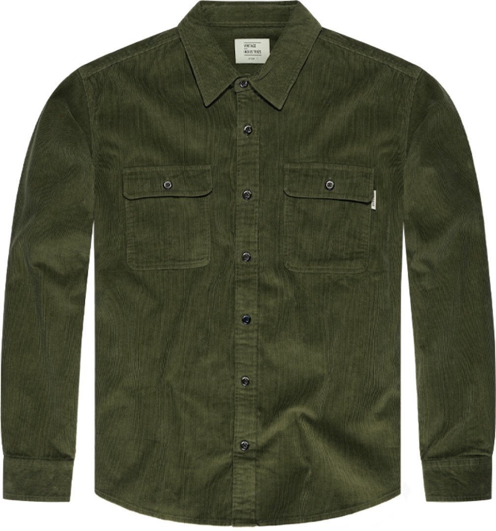 Vintage Industries Brix Overhemd, groen, XL