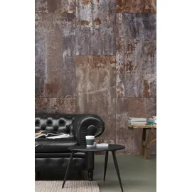 Rasch Textil Rasch Fototapete Factory III, gemustert, (1 St), braun