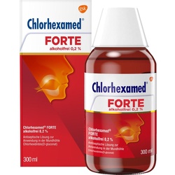 Chlorhexamed Forte alkoholfrei 0,2% Lös. 300 ml