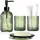 guokanfly Badezimmer-accessoire-set komplettes Set aus Seifenspender, Zahnbürstenhalter, und Seifenschale