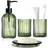 guokanfly Badezimmer-accessoire-set komplettes Set aus Seifenspender, Zahnbürstenhalter, und Seifenschale