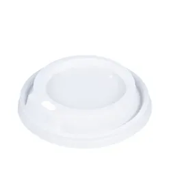 PAPSTAR 1000 Dom-Deckel, PS rund Ø 8 cm · 1,8 cm weiss