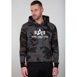 Alpha Industries Basic Camo Kapuzenpullover Black Camo XL