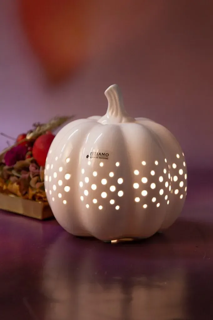 Kürbis Pastazo rund 16cm LED