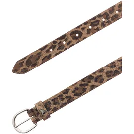Mustang Damengürtel Leder 2,5 cm braun 105