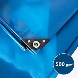 Karat Multifunktionale Abdeckplane 4 x 5 m Blau