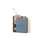 livinity® Ortello 80 x 90 x 24,2 cm 2 Schubladen / blau