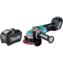Makita GA 044 GT1 Akku Winkelschleifer 40 V max. 125 mm X-LOCK Brushless + 1x Akku 5,0 Ah - ohne Ladegerät