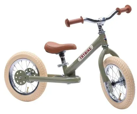 2 wheels steel - Vintage green
