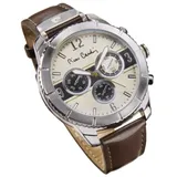 Klassische Herren Armbanduhr Retro Leder Band Quarz QUARZUHR SCHMUCK ACCESSOIR