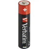 Verbatim Batterie Alkaline, Micro, AAA, LR03, 1.5V Premium, Shrinkwrap (4-Pack)
