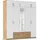 Rauch Wäscheschrank GAMMA 226 x 248 x 54 cm Weiß