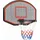 vidaXL Basketballkorb Schwarz 71 x 45 x 2 cm