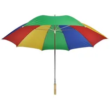 Hi Sonnenschirm 2 in 1 Höhe ca. 180 cm mehrfarbig