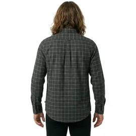 Fjällräven Övik Flannel Langarmhemd Dark Grey XXL