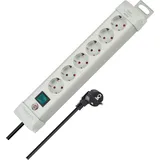 Brennenstuhl Premium-Line 6-fach 3 m lichtgrau