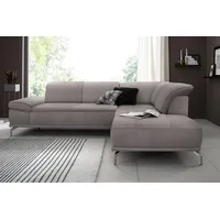 PLACES OF STYLE Ecksofa »Caluna«, Inkl.Sitztiefenverstellung, wahlweise mit Kopf-