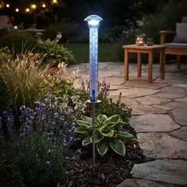 Spetebo Gartenthermometer XXL Silber 112