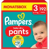 Pampers Windeln Pants Größe 3 (6-11kg) Baby-Dry 192