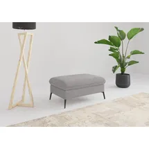 sit&more Polsterhocker SIT & MORE "Emely", grau (hellgrau), B:104cm H:47cm T:69cm, 100% Polyester, Hocker, Polsterhocker, mit praktischen Stauraum