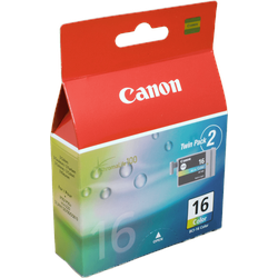 2 Canon Tinten 9818A002  BCI-16C  3-farbig
