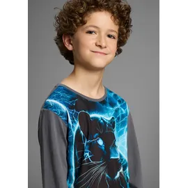 Kidsworld Langarmshirt in anthrazit | Gr.: 176/182