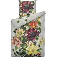 BIERBAUM Bettwäsche Mako-Satin, 100 % Baumwolle, pflegeleicht bunt