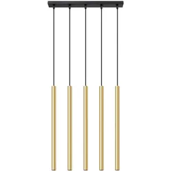 Pendelleuchten PASTELO 5L glanzgold