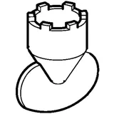 Hansa Schlüssel Cache M24x1, 59913134