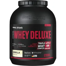 Body Attack Extreme Whey Deluxe Vanilla-Cream Pulver 2300 g