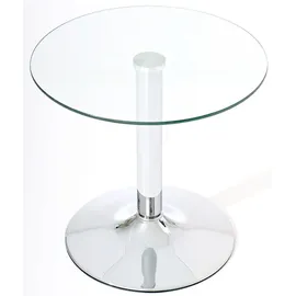 CLP Glastisch Ikarus Beistelltisch Ø 50 cm Transparent