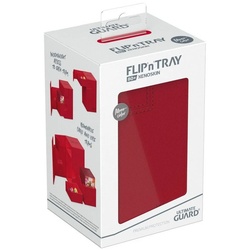 Ultimate Guard Sammelkarte Flip’n’Tray Xenoskin 80+, Rot rot