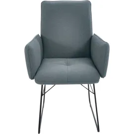 K+W Komfort & Wohnen Armlehnstuhl blau