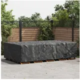 vidaXL Möbelbezug Uni 315 x 180 x 74 cm Schwarz