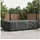 vidaXL Möbelbezug Uni 315 x 180 x 74 cm Schwarz