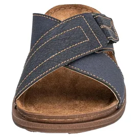 Fischer Markenschuh Slides Blau 44