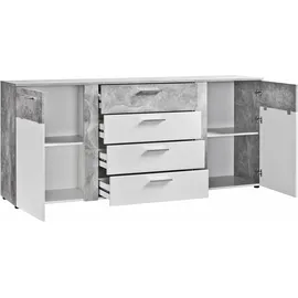 Procontour Trenti 180 x 81 x 40 cm grau / weiß
