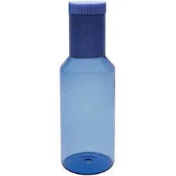 Design Letters - Tube Glaskaraffe, 1 l, blue / milky blue