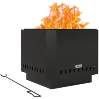 Outsunny Feuerschale Ø 48 cm Schwarz
