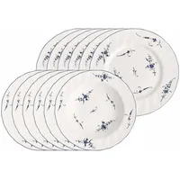 Villeroy & Boch Vieux Luxembourg Tafelservice 12-tlg. weiß-blau