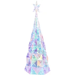 Outdoor Weihnachtsbeleuchtung LED mehrfarbig Tannenbaum 120 cm ICELAND