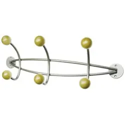 ALCO Wand-Kleiderhaken silber 2823 3 Haken