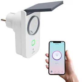 tecnoteq Smart-Home-Steckdose IP44 Weiß 2 St.